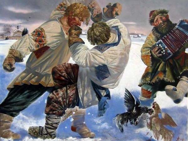 Кулачный бой - мужская потеха